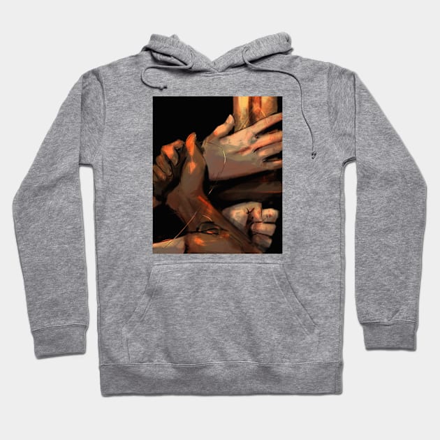 Hands Hoodie by StaticColour